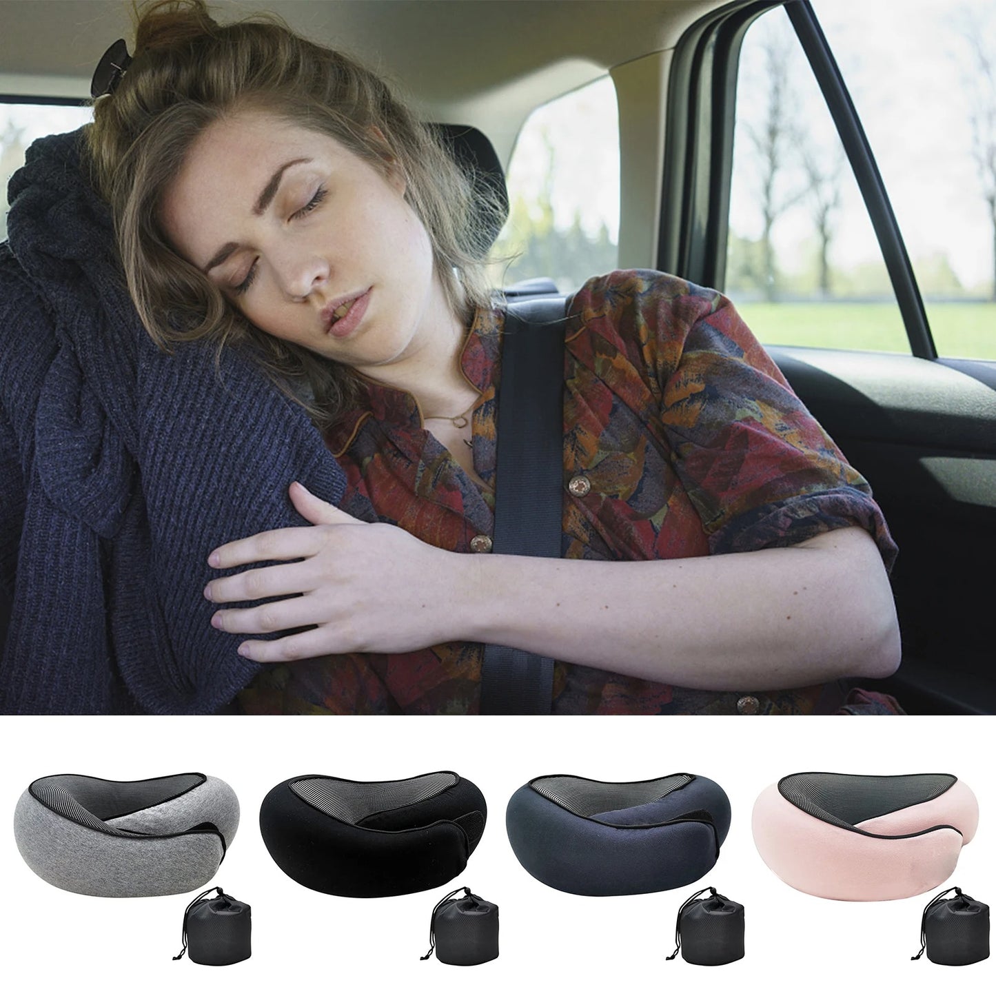 Memory Foam Neck Pillow